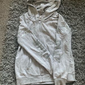 VS Pink Zip Up Hoodie
